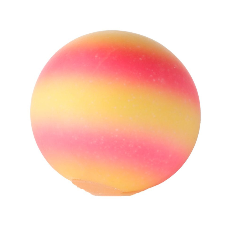 Galaxy Stressbold 9 cm - Blå/pink