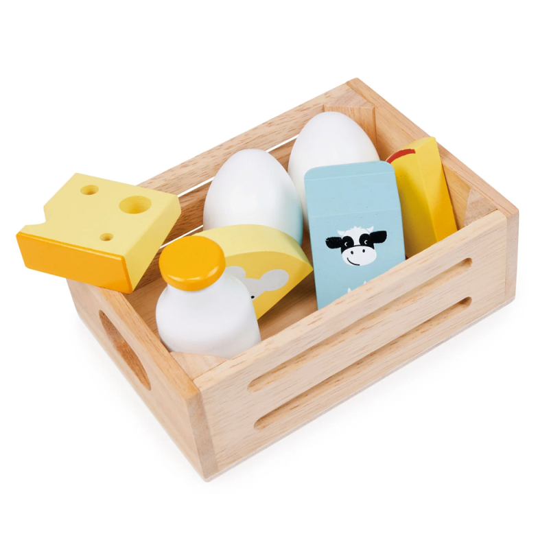 #2 - Mentari legemad kasse med mejeriprodukter