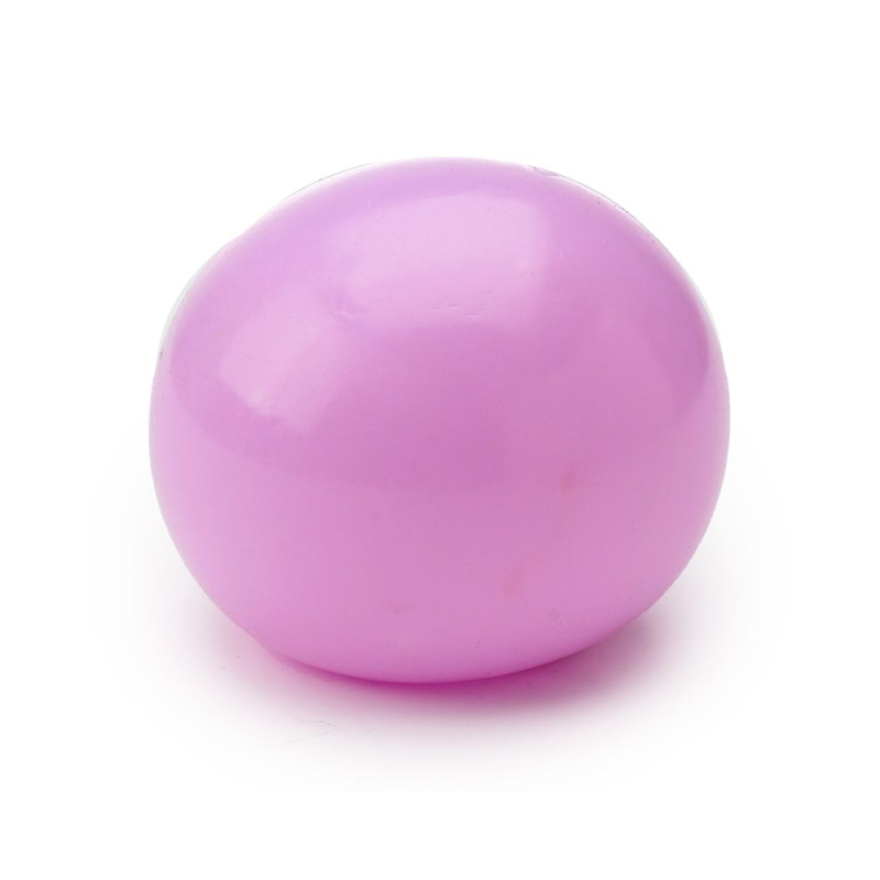Elastisk Glow in the Dark stressbold – Lilla