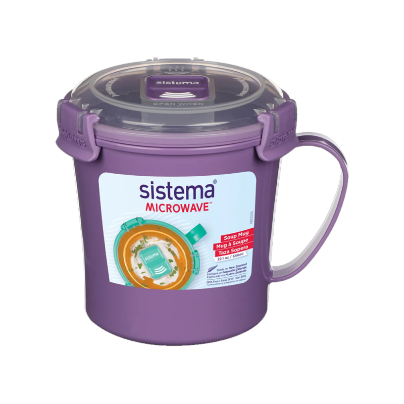 Se Sistema Soup Mug Suppekop - Misty Purple hos Babadut.dk