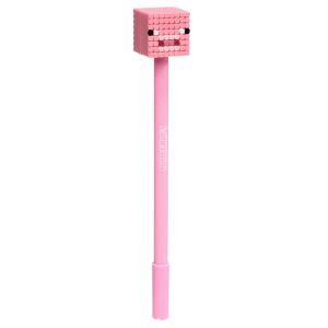 lyserød minecraft kuglepen