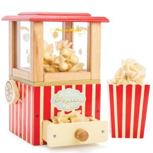 Le toy van popcornmaskine i træ