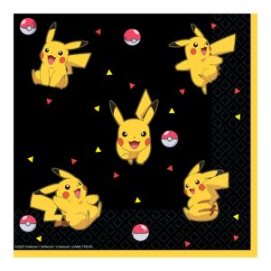 Pokemon servietter med Pikachu