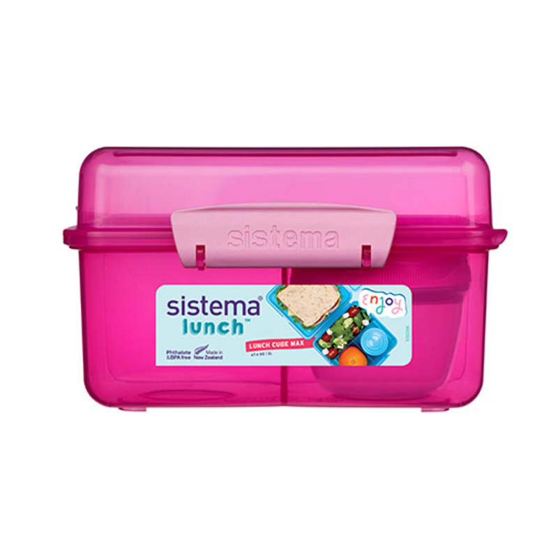 Billede af Sistema Madkasse Lunch Cube Max - Pink