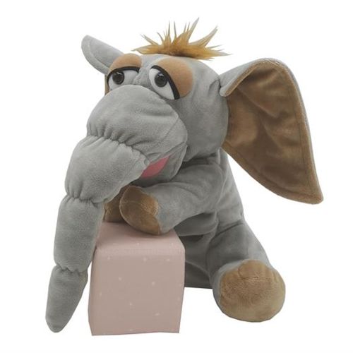 elefant hånddukke fra magni