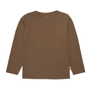 brun langærmet t-shirt fra minymo