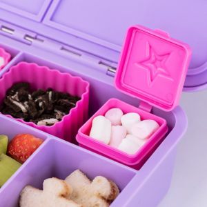 madkasse med snackboks indeni