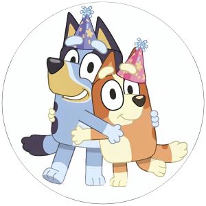 krammende bluey sukkeprint til kage