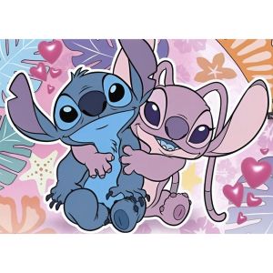 stitch og angel kageprint