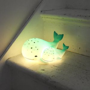 lampe med 2 hvaler