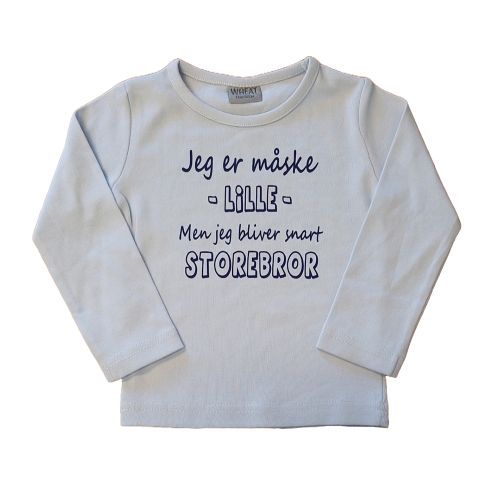 lyseblå storebror t-shirt fra wheat