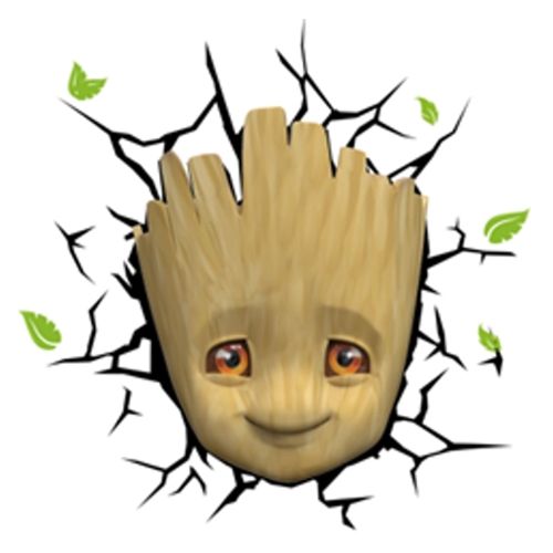 groot lampe med wallstickers