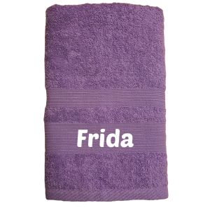 lilla håndklæde med navn