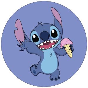 stitch sukkerprint til kage