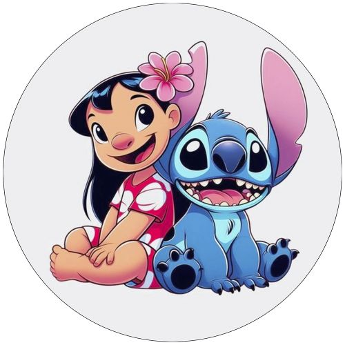 lilo og stitch sukkerprint til kage