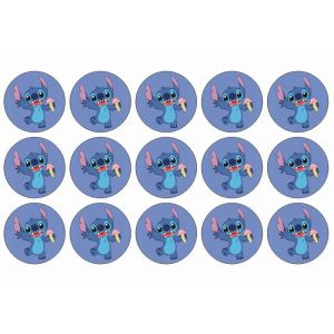 Stitch kageprint til muffins