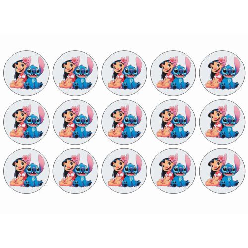 lilo og stitch muffins sukkerprint