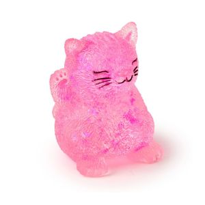 Pink katte stressbold