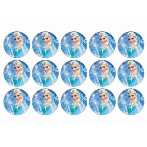 Elsa muffinskageprint