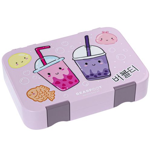 Bearfoot madkasse med bubble tea motiv