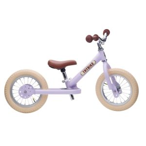 Lyselilla trybike med 2 hjul