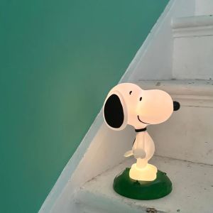 Snoopy lampe med lys i