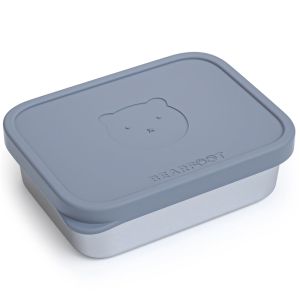 Bearfott madkasse med blåt silikonelåg