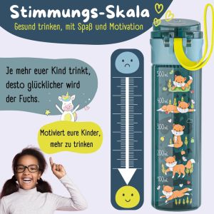 Bearfoot drikkedunk med humørskala