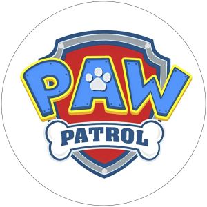 paw patrol sukkeprint med logo