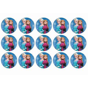 Anna og elsa muffinskageprint