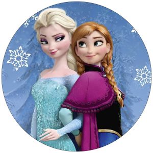 anna og elsa sukkerprint
