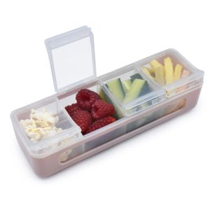 Snack madkasse med 4 rum