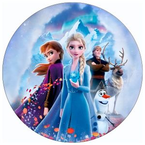 Frozen sukkerprint til kage