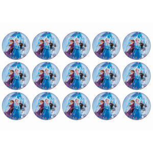 Anna og elsa kageprint til muffins