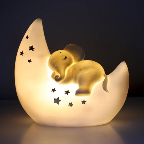 Lille elefant natlampe