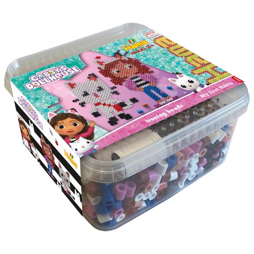 Hama maxi perler med gabbus dukkehus tema