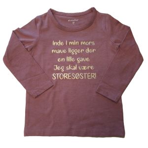 Storesøster t-shirt fra minymo