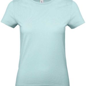 Dame t-shirt mintgrøn. B&C 190 g.