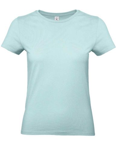 Dame t-shirt mintgrøn. B&C 190 g.