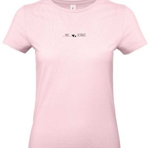 Mor er bedst - Mors dag T-shirt i Lyseød damemodel