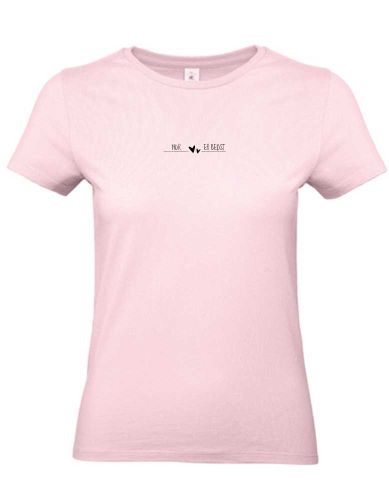 Mor er bedst - Mors dag T-shirt i Lyseød damemodel