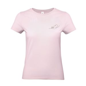 Lyserød t-shirt til mor