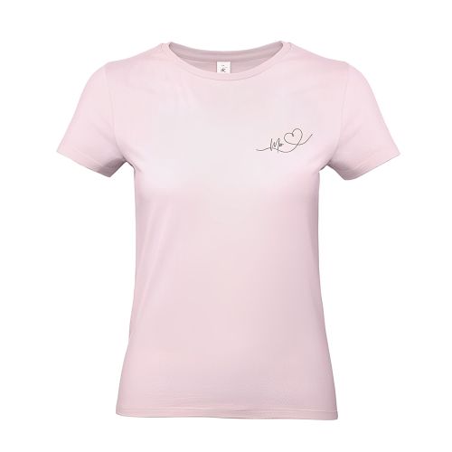 Lyserød t-shirt til mor