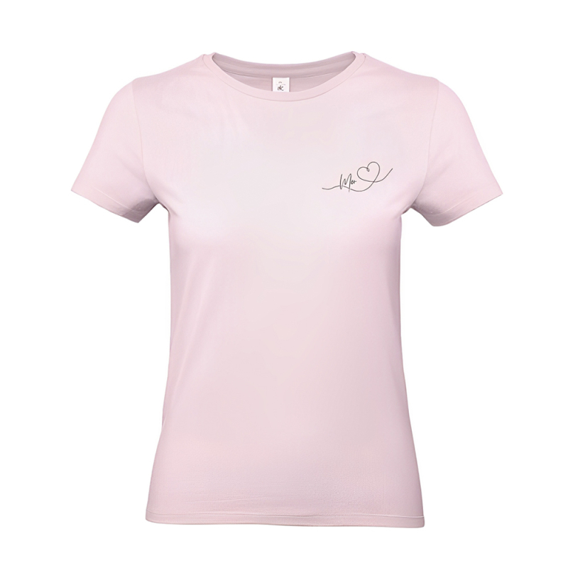 Mor t-shirt til dame - Lyserød