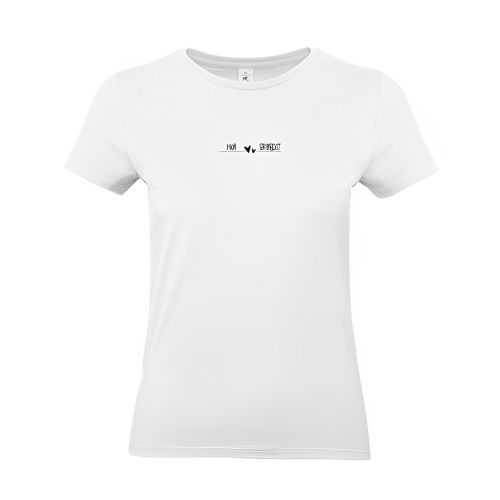 hvid mor er bedst t-shirt til mor