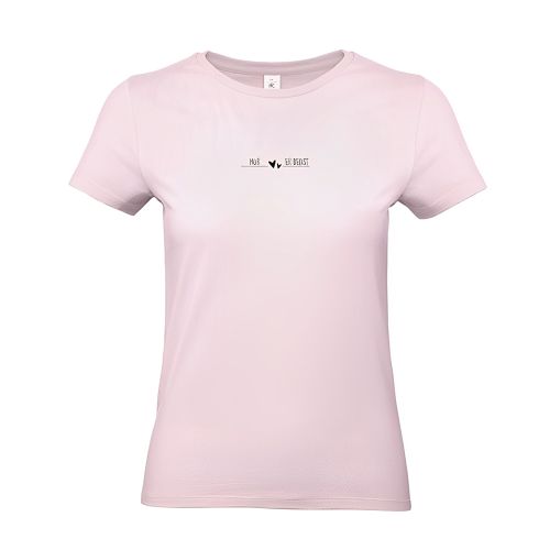 Lyserød mor er bedst t-shirt