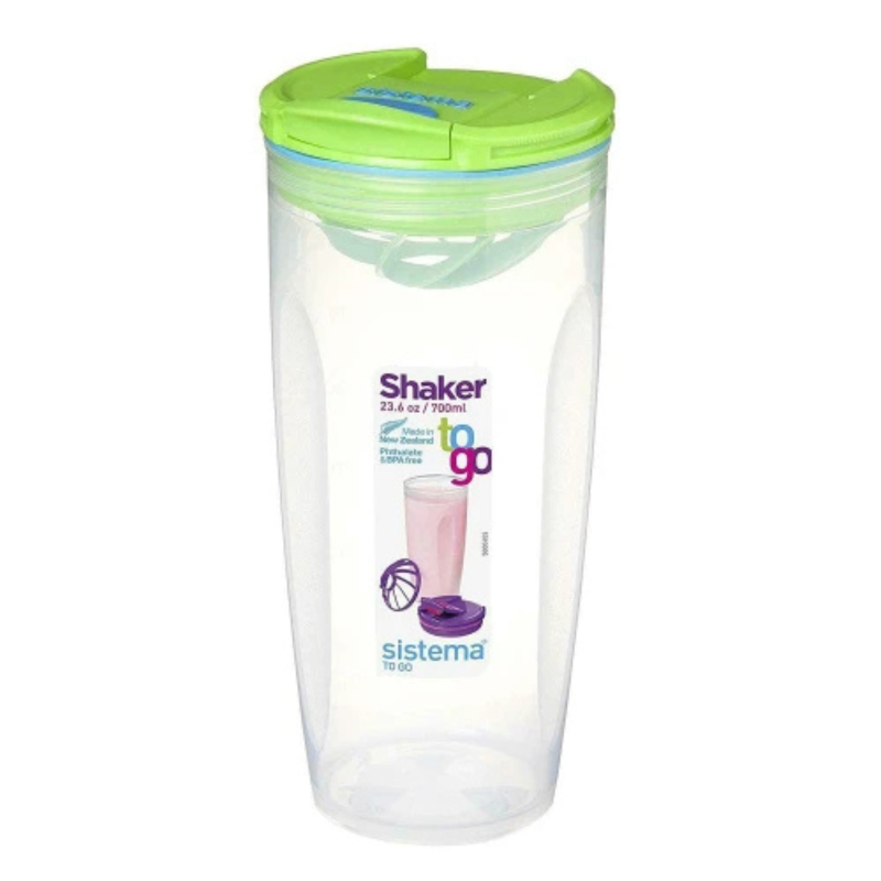Sistema Shaker To Go 700ml med grønt låg