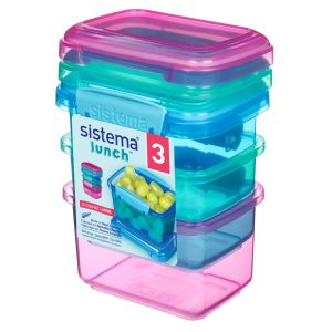 sistema sæt med 3 madkasser