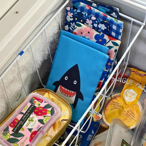 yumbox køleelementer i en fryser