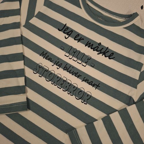 Storebror t-shirt med sødt tryk
